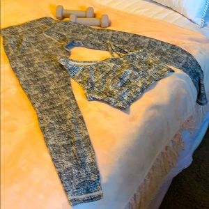 Buffbunny Work out Leggings w/ matching sports bra